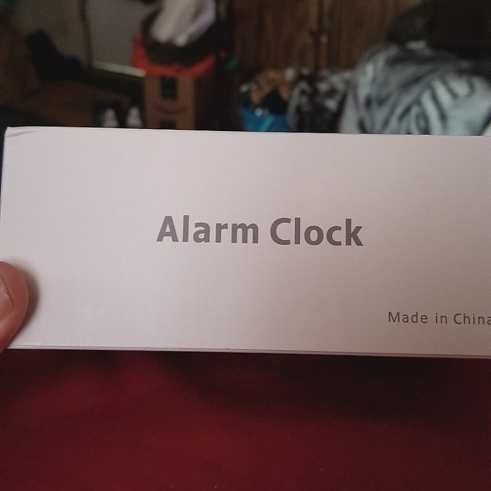 Alarm clock hidden camera